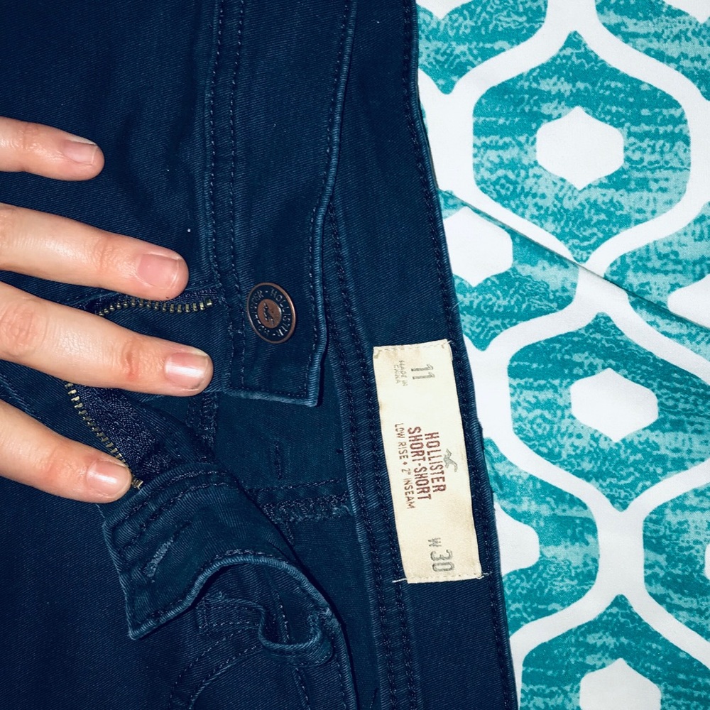 Blue Hollister shorts